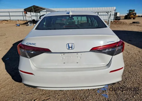 2022 Honda Civic Sport z USA, uszkodzony, nr VIN 2HGFE2F51NH597481